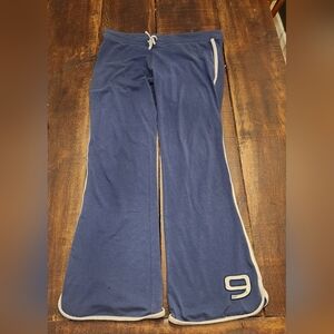 Women's Y2K Abercromie And Fitch Flare Gym Yoga Pants. Size S. Aqua